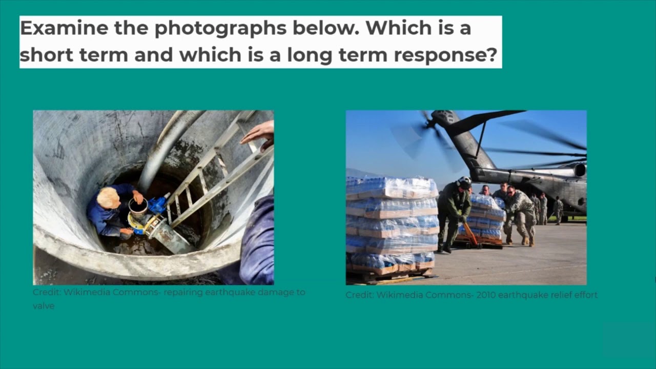 2.5 Effects and responses of tectonic hazards