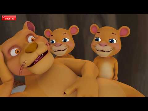 The Lion and the Fox Cub Hindi Kahaniya | Hindi Stories for Children | Infobells