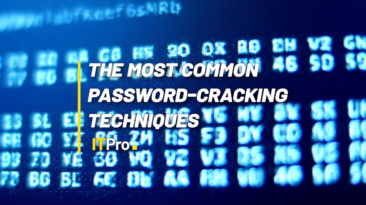 The most common password-cracking techniques used by hackers - YouTube