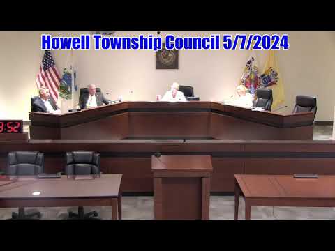 Howell Township Council Meeting