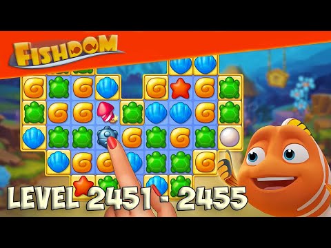 Fishdom level 2451 - 2455 HD