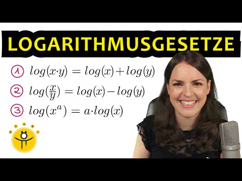 ALLE Logarithmusgesetze Beispiele – Logarithmus vereinfachen Regeln, Erklärung