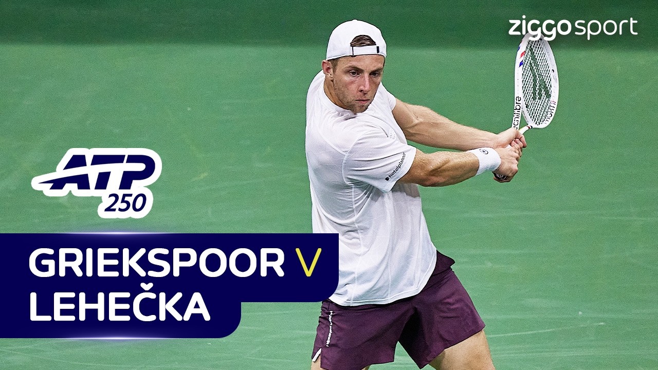 GRIEKSPOOR IS MAAR NIET TE STOPPEN IN BRUSSEL!! 🥵🥵 | Griekspoor vs Lehečka | ATP World Tour 250