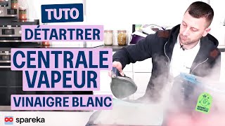 Comment détartrer sa centrale vapeur avec du vinaigre blanc