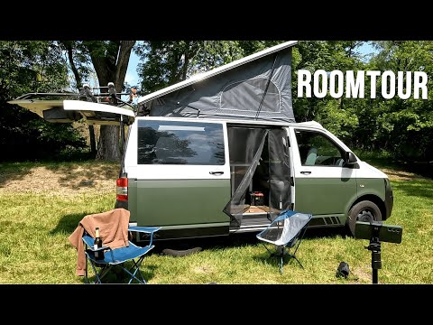 PRESENTATION: VW T5 DIY Camper Van Conversion - Van Room Tour