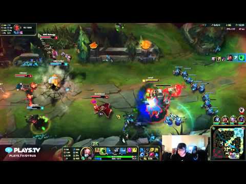 Dyrus vs Rockblood - Singed vs Vladimir Top - League of Legends