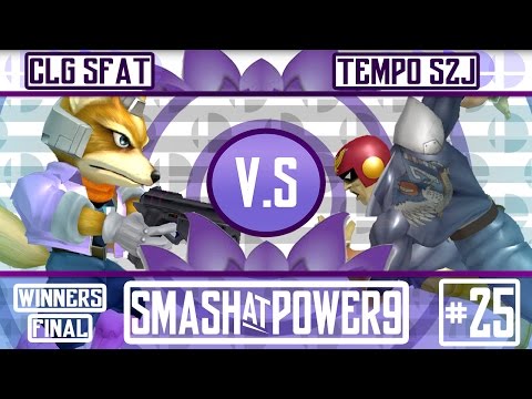S@P9 #25 - SSBM - CLG. SFAT (Fox) VS Tempo | S2J (Falcon) Winners Finals