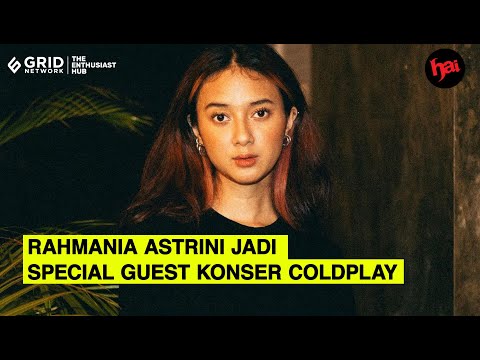 Rahmania Astrini Jadi Special Guest Konser Coldplay di Jakarta