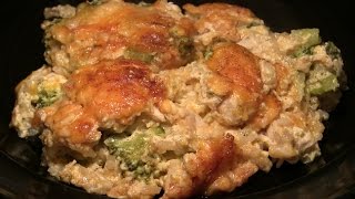 World's Best Cheddar Chicken Broccoli Casserole Recipe: Cheesy Chicken Broccoli Casserole