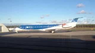 preview picture of video 'Kristianstad Airport Embraer 145'