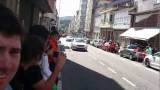 preview picture of video 'Vuelta a España 2012 A Estrada (Perez Viondi)'