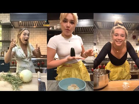 Florence Pugh Talking About Food For 10 Minutes