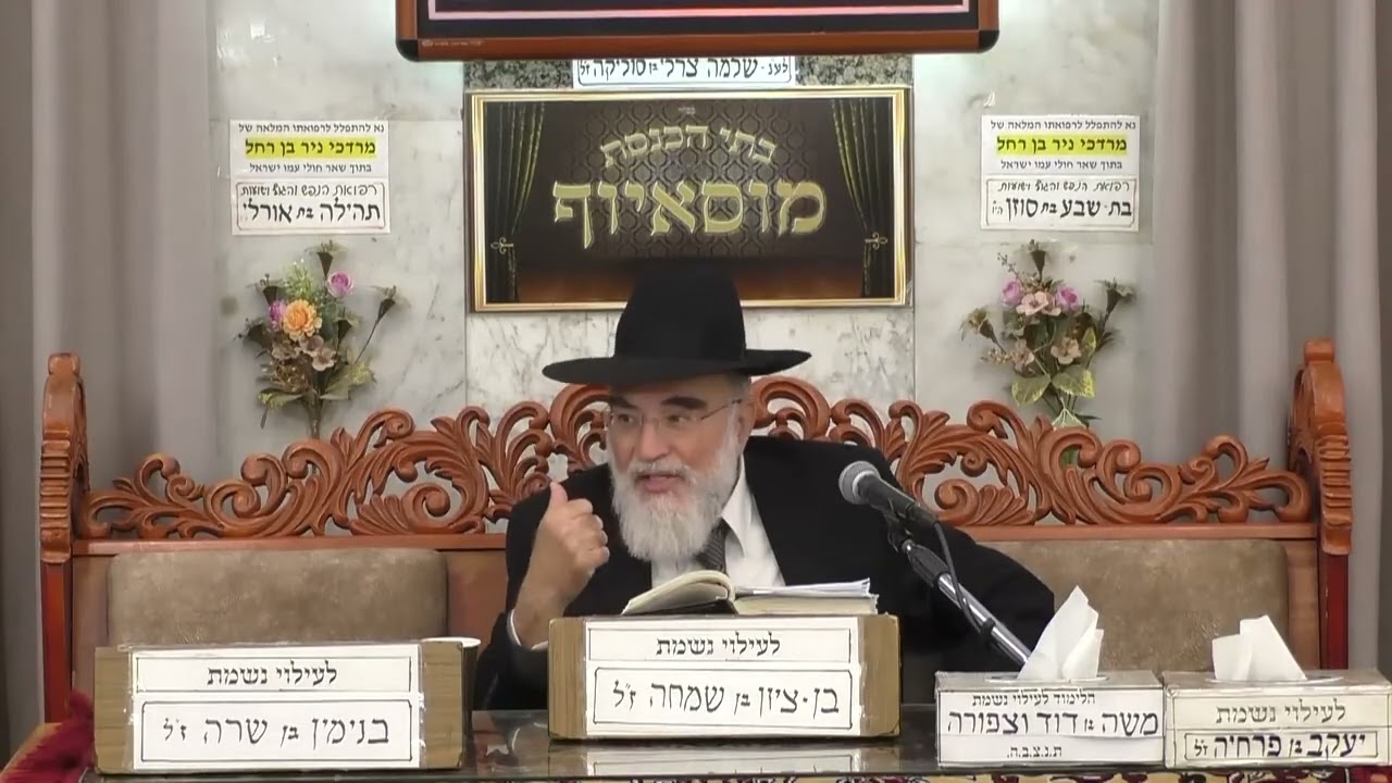 הרב יוסף רביבו | פלא יועץ | מוסאיוף