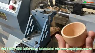 MÁY TIỆN GỖ CNC 3 Dao Tiện Ly - Chén - Núm Tay Nắm của Woodmaster