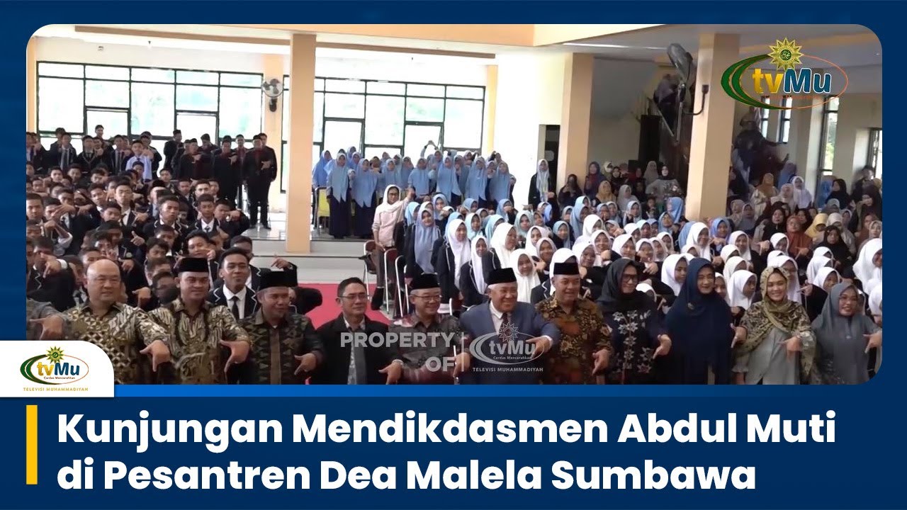 Abdul Mu'ti Lantik Santri Baru dan Buka Tahun Pendidikan 2025-2026 di PMI Dea Malela