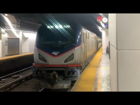 1/16/23 NJ Transit & Amtrak Trains @ New York Penn W/ 600, Horns & 4636