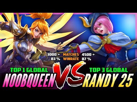 Top 1 Global Fanny NOOBQUEEN vs. Top 3 Global Fanny Randy25 Gaming Montage | Mobile Legends