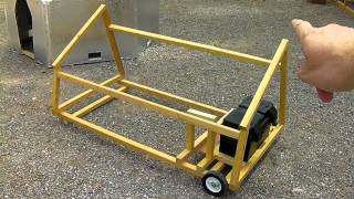 Cheap 2x2 Lumber Solar Cart