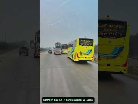 Crazy Bus Driving GT Road | Shaheen Express Bus Race | subscribe #bus #dragrace #viral