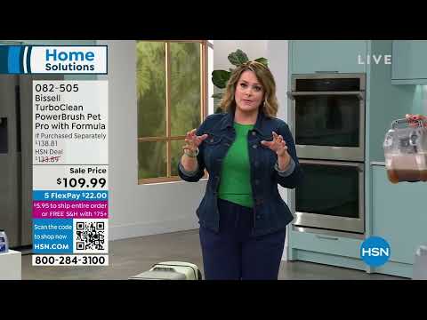 Bissell TurboClean PowerBrush Pet Pro Carpet Cleaner wit...