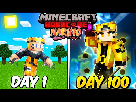I survived 100 days in minecraft as naruto || 100 days as Naruto, Wizx, wizx