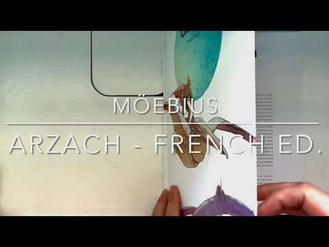 Möebius- ARZACH Flip-Thru. The French BD version I picked up in Paris.