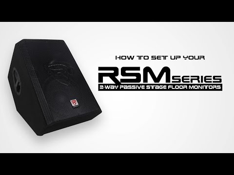 Rockville RSM15P 15" 1400 Watt 2-Way Passive Stage Floor Monitor Speaker image 9