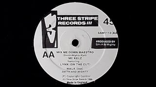 Smith & Mighty | DJ Lynx - Walkin' (Instrumental) - 1988 Three Stripe Records - Kelz - Bristol UKHH
