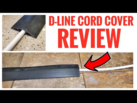 How To Cover Power Cord To Prevent Tripping D-Line Cable Management Review