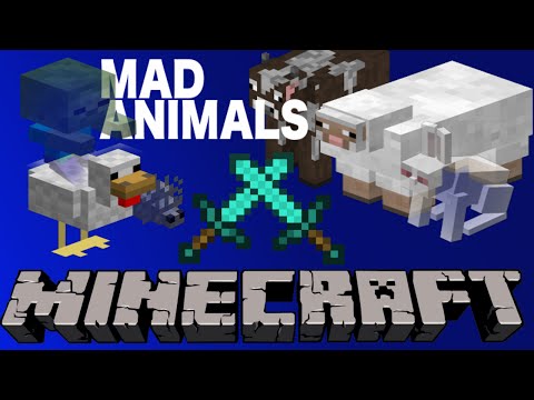 HIDDEN GHOST MOBS EVERYWHERE! -  Minecraft Mad Animals
