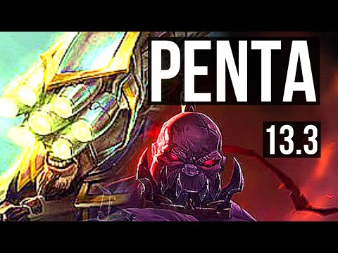 YI vs SION (TOP) | Penta, 800+ games, 1.2M mastery, Dominating | KR Diamond | 13.3