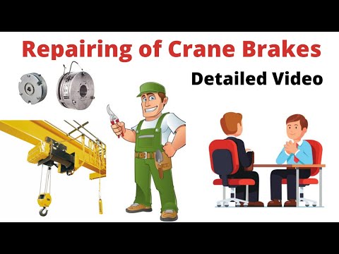 image-How does a crane brake work?