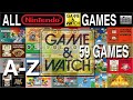 All Nintendo Game amp Watch Games 59 Games Compilation