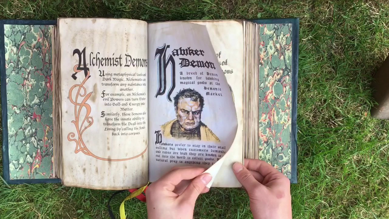 Charmed BOOK OF SHADOWS full flip through