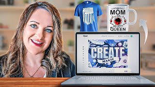 EASIEST Way To Create Designs For Print On Demand! (kittl Design Tutorial)
