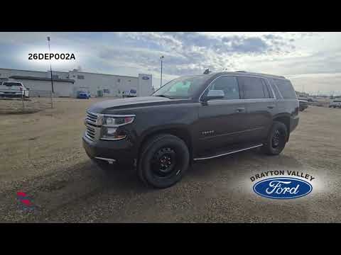 2018 Chevrolet Tahoe 4WD 4dr Premier in Black for sale at Drayton Valley Ford in Drayton Valley, AB