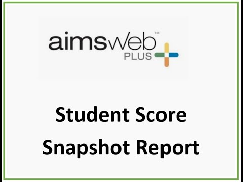 Aimsweb Scoring Chart