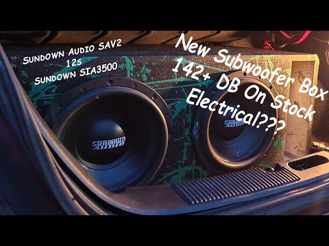 4.5 cu ft box for Sundown Audio SAV2 12s. Walkaround and Demo