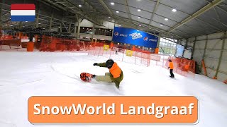 【Snow boarding】Indoor ski resort in Landgraaf of Netherlands / オランダのラングラーフで室内スノーボード