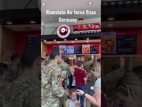 Panda Express in Ramstein Air Force Base, Germany 🇩🇪 #pandaexpress #ramsteinairbase  #chinesefood