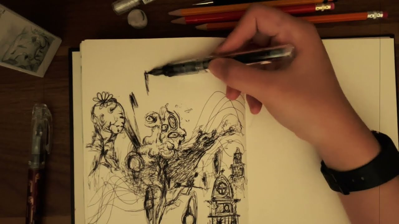 🎨 Sketch With Me | ✨Best Fountain Pen for Artist ✨ | Inigo