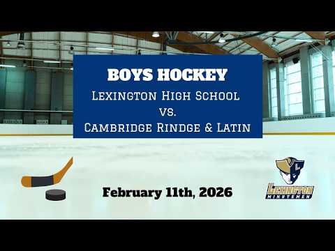 Battle on the Green Boys Varsity Hockey | Lexington vs Cambridge Rindge & Latin | LIVE