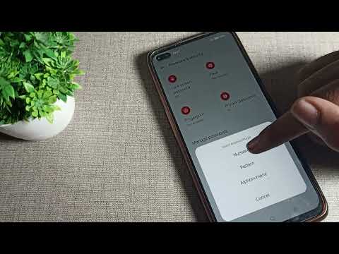 How to Set 4 digit password in realme x50 pro phone, set 4 digit password