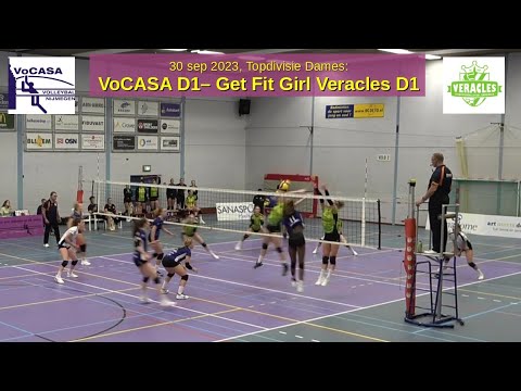 VoCASA D1 - Veracles D1 (30 sep 2023, full match) Topdivisie Dames Volleybal
