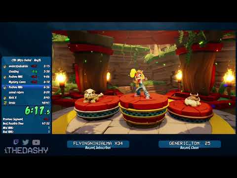 CTR:NF Any% Adventure Mode Speedrun in 47:49 (accel WR)
