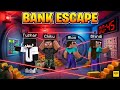 Escaping The Most Secure Bank In Roblox Full Chaos