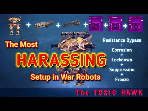 War Robots. The Most HARASSING and ANNOYING Setup in War Robots. HARASSER HAWK. Hawk Hornet Magnetar