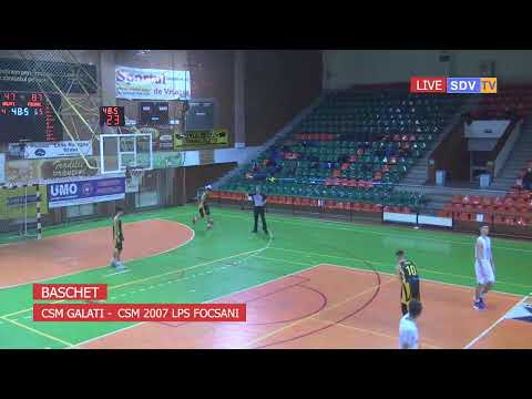 LIVE SDV TV  -  BASCHET  - CSM GALATI - CSM 2007 LPS FOCSANI