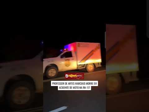 Professor de artes marciais morre em acidente de moto na RN-117