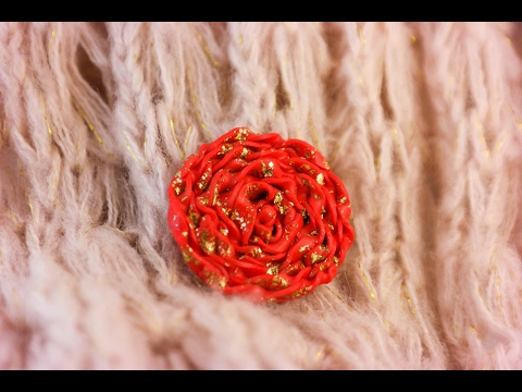 Tutorial pasta polimerica - Brosa simpla argintata